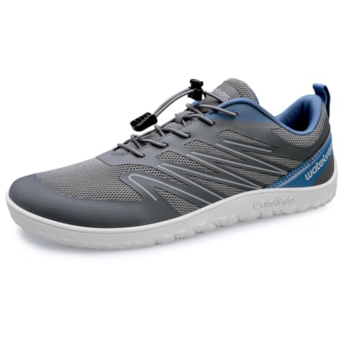 Image of WateLves Barefoot Shoes Men Women Wide Width Minimalist Zero Drop Shoes Trail Running Walking Sneakers