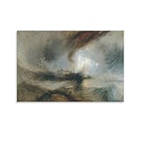 J.M.W.ターナー、日没の空、希少画集画、 新品額装付 J.M.W.ターナー、日没の空、希少画集画、 新品額装付 絵画