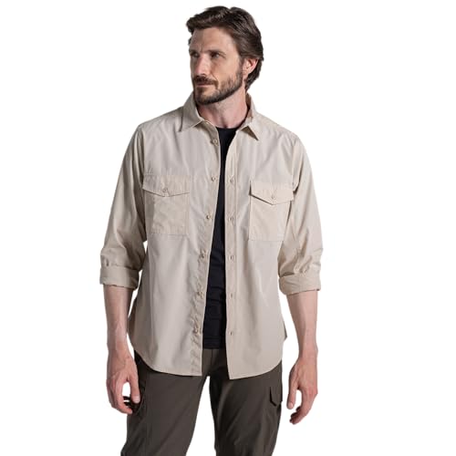 Craghoppers Herren Kiwi II Langarm Wanderhemd Insektenschutz UV-Schutz Outdoor Oberteil