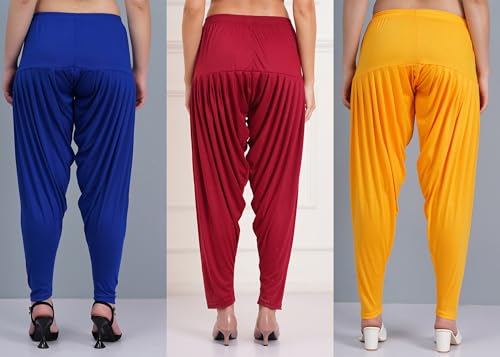 Image of Buy That Trendz Patiala Salwar for Women Relaxed Fit Viscose Patiyala Salwar Harem Bottom Pants