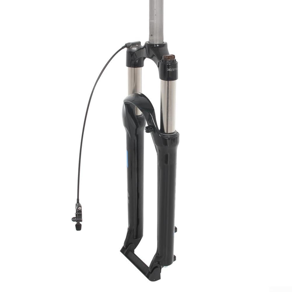 HaloModora Aluminum Alloy Bicycle Front Fork with Hydraulic Lockout, Smooth Suspension Upgrade for Mountain Biking Adventures(29 inches Light blue)