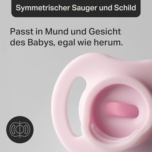 Tommee Tippee Ultraleichter StayPut 0-6m, 4er-Pack, Schnuller, einteiliges Silikondesign – Ansicht 6