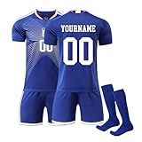 Camiseta de Fútbol Copa Mundial 2026 Personalizadas para Hombres y Niño, Copa Mundial equipación Fútbol DIY Nombre Número con Conjunto Top Pantalón Corto y Calcetines Regalo de Futbol