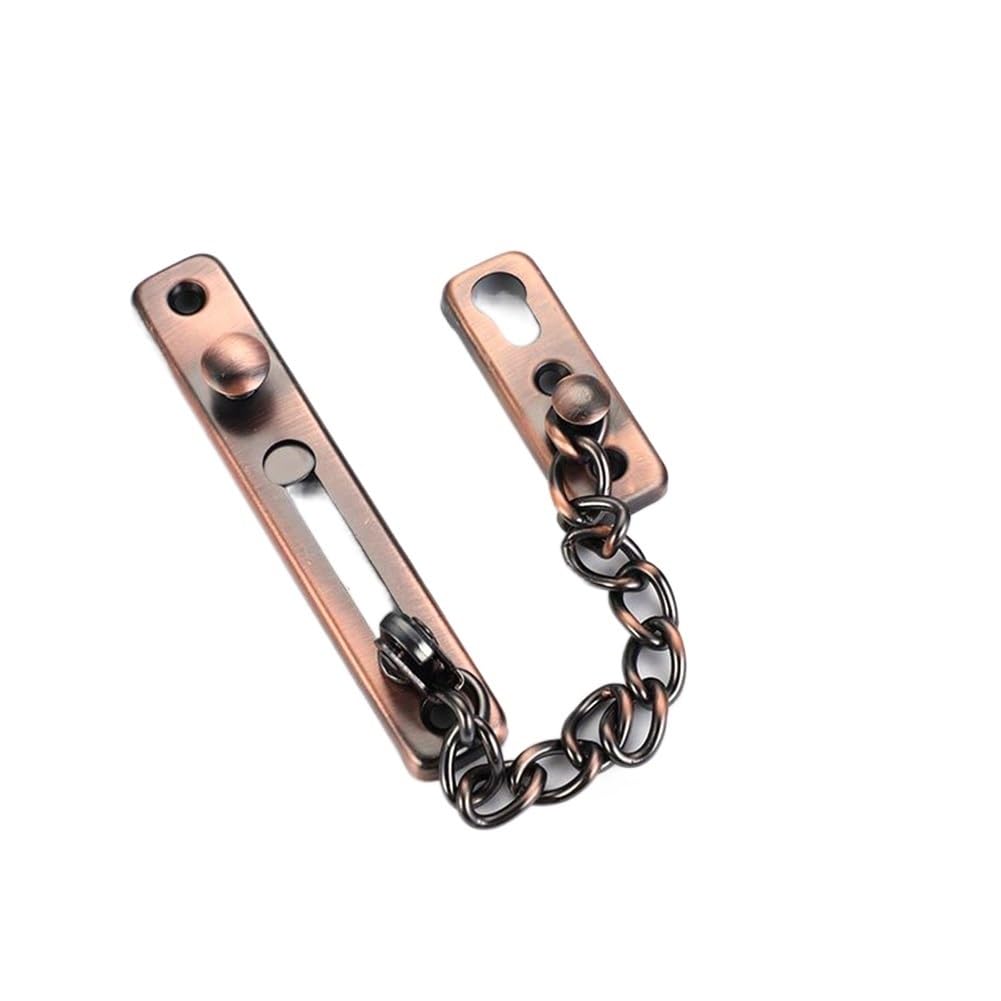 Zxffhdhjh Camel Stainless Steel Door Chain, Steel Security Chain Lockdoor Chainsbedroom Kids Safety Door Bar Lock Hotel Anti-Lock Buckle Insurance Bolt(Camel)