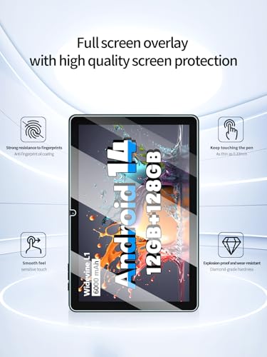Protector de Pantalla para Tablet Hasskya K50 10 Pulgadas 2 Pack miniatura 2