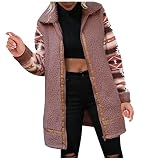 QHDDP Armee Jacken Damen,Outdoor Jacken Für Damen Wasserdicht Damenmäntel Blazer Low Steppjacke Damen Damen (Rosa,M)