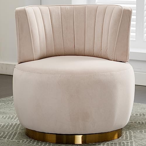 Sillón Barrel Plegable Beige miniatura 1