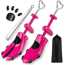 Fabulas Shoe Stretcher Women, 4-Way Adjustable Shoe Expander Widener Plastic Shoes Tree Shape for Wide Feet
