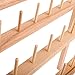 Tosnail 60-Spool Beech Wood Thread Holder Thread Rack Sewing and Embroidery Thread Organizer