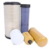 HESIEU 103-9737 1G-8878 233-9856 110-6326 110-6331 Filter Kit compatible with Caterpillar Loader