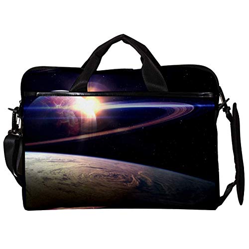 Funda bandolera para portátil 14 15 pulgadas maletín de ordenador Sunrise in Space