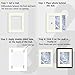 Golden State Art, Pack of 20 Mixed Colors 11x14 Picture Mats Matting with White Core Bevel Cut for 8x10 Pictures