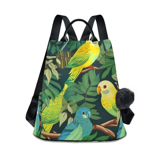 Sac à dos vert perroquet pour femme idéal pour vos balades en ville et sorties décontractées