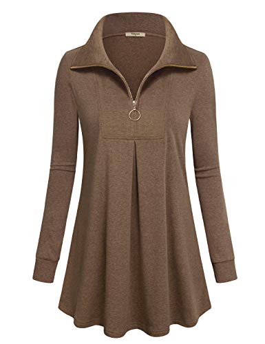 Timeson Fall Long Sleeve Tunic Tops…