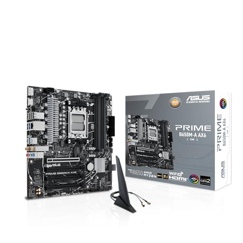 ASUS PRIME-B650M-A-AX6-CSM AM5 Micro-ATX Motherboard