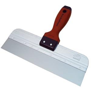 Marshalltown smal oppervlak spatel met DuraSoft handvat van roestvrij staal, gereedschap voor gipsplaten en schilders, grootte van de spatel: 508×57 mm