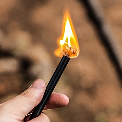 Shaperme 3 Pcs Wick Tinder Tube Survival Tinder Wick Ropes Tinder Tool Tube Wax Fire Infused Starting #TOP7