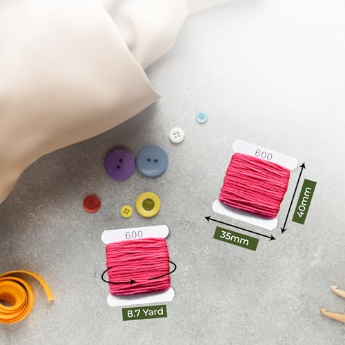Image of Embroidery Floss Kit and Refills - Cotton Threads - DMC Color Coding for Cross Stitch, String Crafts, Friendship Bracelets