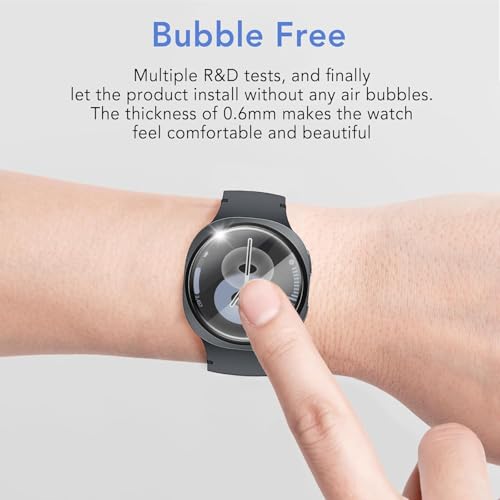 Image of Supershieldz Tempered Glass for Samsung Galaxy Watch 8 (44mm) - 2 Pack