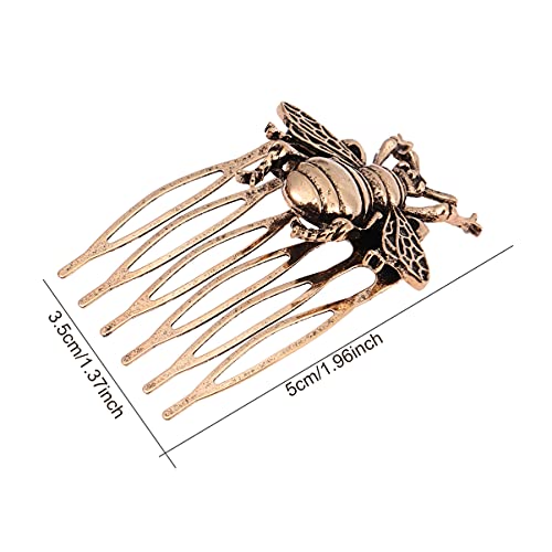 Set de 4 Peines Vintage Diseño Abeja miniatura 2