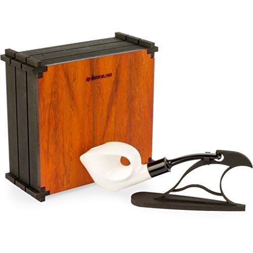 A.P. Donovan - pipas de espuma de mar - diferentes modelos - con soporte de manipulación y tabaco - en - regalo de madera única - hechos a mano - Phorkys