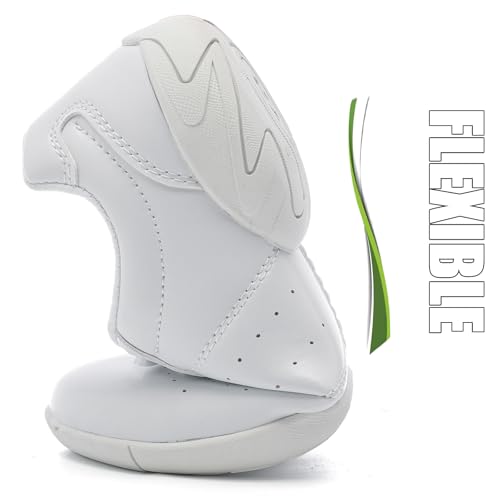 WUIWUIYU Boys Girls Women's Lace Up Aerobics Gymnastics School Cheerleading Dance Sport Shoes Training Sneakers 5