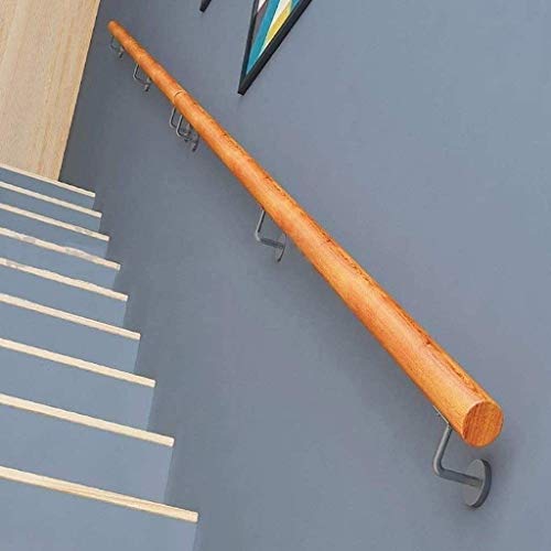 Rampe d'escalier en bois massif chic de 90 cm pour loft moderne - 4