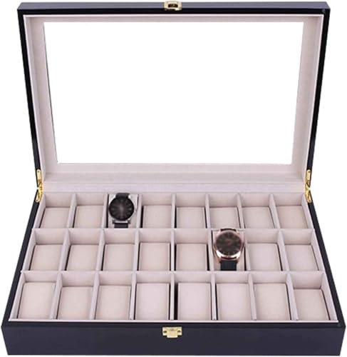 Boîte à montres en bois pour organiser et protéger 24 montres de collection - 4