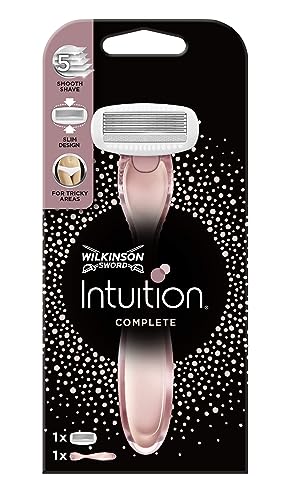 WILKINSON SWORD - Intuition Complete For Women | Skin Protect Gel with Smooth Glide | Razor Handle + 1 Razor Blade Refills