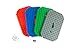 Strictly Briks Compatible with LEGO Single Light Switch Baseplate Cover, Fun Wall Plate Home Decor for Kid's Bedroom, 100% Compatible with All Major Brands, Red, Green, Blue, and Gray, 4 Pack