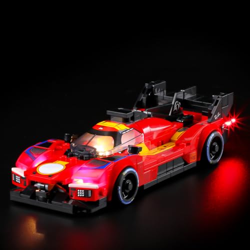 Image of LIGHTAILING Led Light Compatible with Lego-77261 Ferrari 499P - Easy Install, Hidden Wiring, Home Decor & Gift-Ready (Model Not Included)