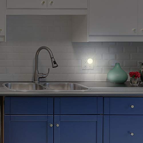 Image of GE Rotating Plug in Night Light, Home Decor, Apartment Essentials, LED Lights for Bedroom, Ambient Lighting, Dusk to Dawn Sensor, Nightlight, Bathroom, Dorm Room, 2 Pack 50331