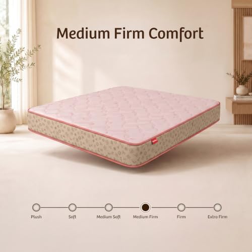Image of Kurlon Ortho Plus Latex Mattress | Queen Size 72x60x10 Inches | Natural Latex Orthopedic Spine Support | Responsive Bounce | Pressure Relief | Motion Isolation | Anti-Skid | 10 Years Warranty