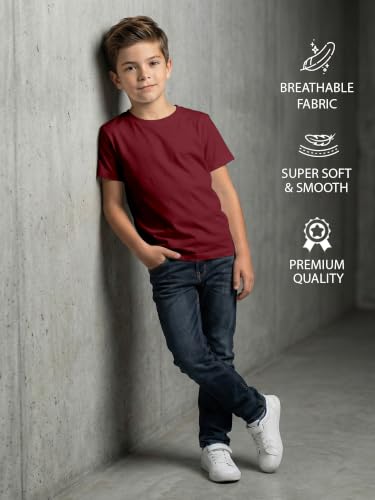 Image of XENOVAURBAN Kids Tshirt 2 Combo for Boys /Girls | Cotton Fabric | Graphic Printed Round Neck T-Shirt for Kids - KRN2-PRINTED-PAR