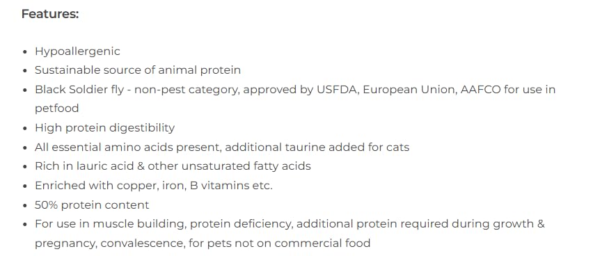 DynamicSales (India) Black Soldier Protein Supplement - Meal Topper for All Stages Dogs & Cats (Pack of 2) 1