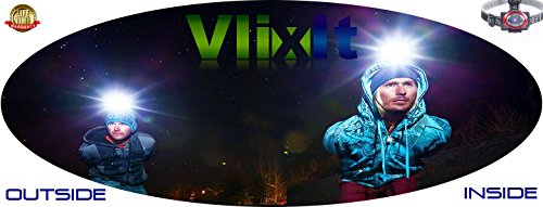 Super Bright LED Headlamp Flashlight with Adjustable Headstrap | Indoor and Outdoor | Great for Camping, Reading, Biking, Hiking, Emergencies and More | Best Headlamp with Safety Flashing Mode