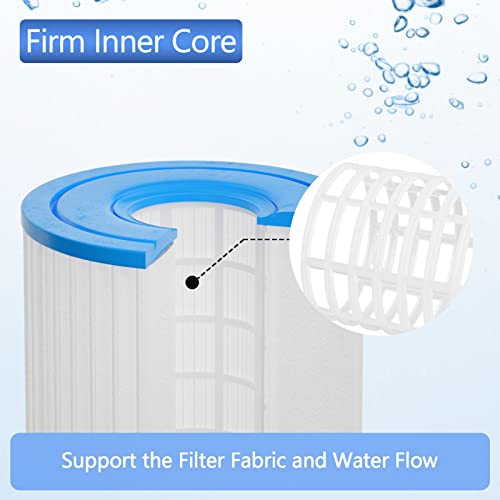 Juwo Type Vi Hot Tub Filter Compatible With Coleman Saluspa, Lay-Z-Spa, Spa Filter 6-Pack #TOP3