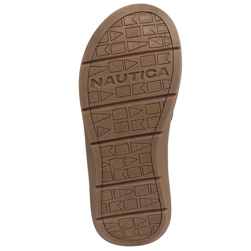 Image of Nautica Men's Flip Flop Shower Sandals Slides - Comfortable Waterproof Beach Footwear Slip-On Thong (Medium /Wide Width)