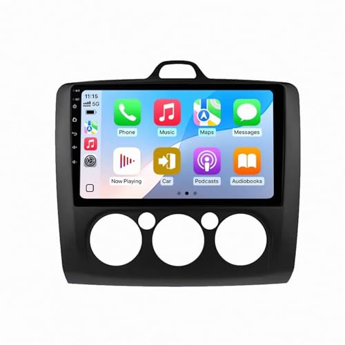 Radio 2 DIN para Ford Focus 2 con Carplay inalámbrico y Mirror Link