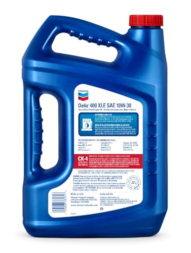 Image of Delo 400 XLE Heavy Duty Synblend Diesel Engine Oil 10W-30, 1 Gallon, Pack of 3