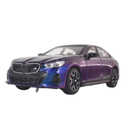 For el Modelo de Coche I5M60 a Escala 1:24, fundición a presión de aleación de Zinc, Sonido y luz, 6 Puertas Que se Pueden Abrir, amortiguadores extraíbles y Adornos.(Purple)