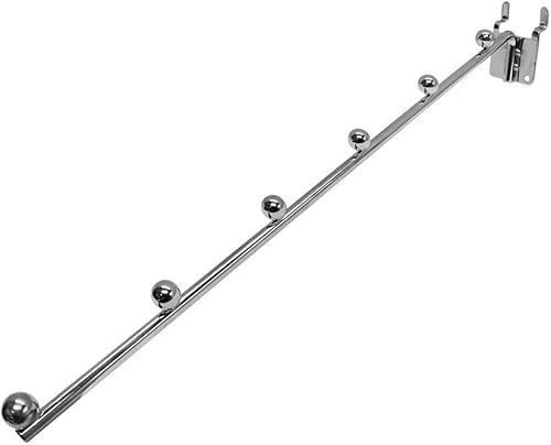 Cromo Pegboard 6 Bola 14" Cascada Largo Colgante Accesorio Exhibición