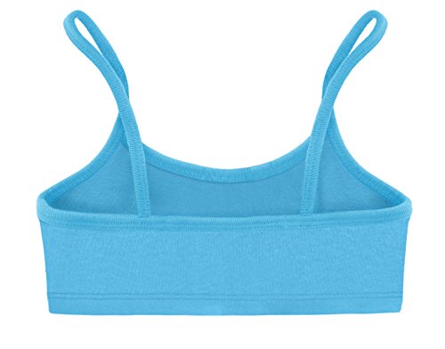 City Threads Girls Crop Training Starter Bras in 100% Cotton Perfect for Sensitive Skins/SPD Friendly,Dance Sports & Layering3