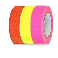 3 Klebeband Leuchtend Gaffers Tape Leuchtklebeband für Partydeko Halloween Handwerk (5m x 1,5cm)