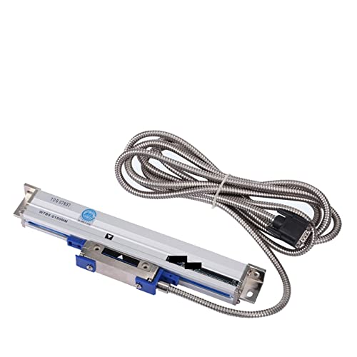 DISIROU Linear Scale Encoder, WTB5 0.005mm 650 700 750 800 850 950 1000mm Linear Scale TTL 5V Linear Transducer for Milling Lathe CNC for Lathe Milling(1000)