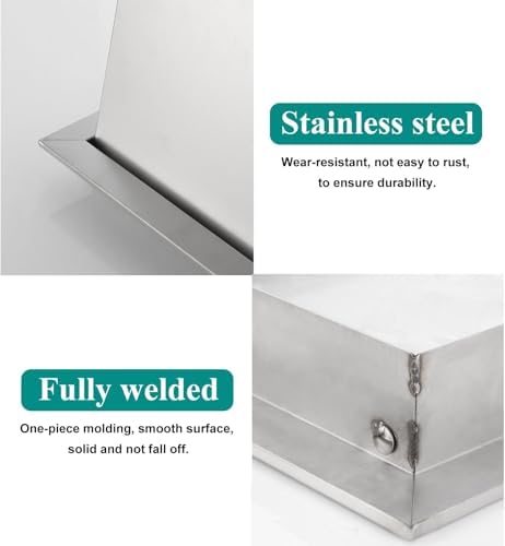 Stainless Steel Access Panel - Universal Outdoor Kitchen BBQ Island Door, Plumbing Access Hatch with Durable Metal Push Latch, 700x700mm - Weatherproof & Secure Access Solution
