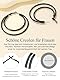 Suplight Creolen Schwarz Damen Statement Ohrringe Edelstahl doppel Creolen 60mm Geometrische Ohrringe Kreis Kreolen Hoop Earrings Ohrpiercing Ohrschmuck Accessoire für Geburtstag Jahrestag
