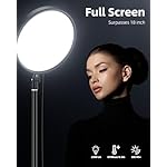 Weilisi Large Ring Light with 79" Stand, 6500K Professional Full-Screen Big Ring Light with Stand and Phone Holder, Selfie Light with Remote for Studio Video Photography, TikTok, YouTube, Live Stream - Image 2