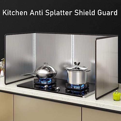 Protector contra salpicaduras portátil para cocinar sin ensuciar la encimera (60x80x45cm) 8