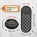 LTDCVTR Universal Multifunction Anti-Slip Car Dashboard Mat, Rotatable Car Phone Holder Dashboard Pad with Temporary Parking Number, and Large Pad for Phones Sunglasses Keys Gadgets